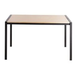 Carbon Loft Yadriel Industrial Black Metal Dining Table - Black Wood & Black Metal -Gourmet Interiors 9dcf4cf0 ed38 46c5 bd10 ed06fe07a5ef