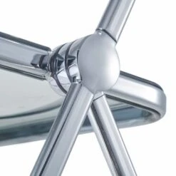 LeisureMod Lawrence Acrylic Folding Chair (Set Of 2) - 30" - Tangerine -Gourmet Interiors 9fc5dd0c 6f0b 4bf8 b6b4 23ffc0042521