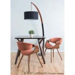 Folia Mid-century Modern Square Dining Table - Walnut -Gourmet Interiors 9fddc741 6963 457f bbb8 cb35e51ab1f2