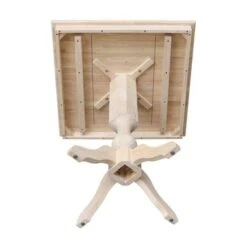 36" X 36" Square Top Pedestal Table - Unfinished - 35.9"H -Gourmet Interiors a052e69e 6635 4330 96c4 9df2f781a882