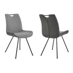 Coronado Contemporary Dining Chair - Set Of 2 - Grey -Gourmet Interiors a0bbd281 7e75 449d a054 cb98734210c0