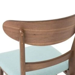 Idalia Mid-century Modern Dining Chairs (Set Of 4) By Christopher Knight Home - Dark Gray + Walnut -Gourmet Interiors a16b0d7b 8d49 4003 aff0 d0e7785438d0