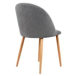 Porthos Home Jailyn Armless Metal And Velvet Dining Room Chair - Blue -Gourmet Interiors a2d5b1e0 daaa 4652 9c2d 36c854c0dc91