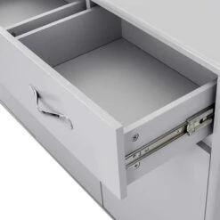 Merax 3-drawer Buffet Cabinet, Storage Sideboard - Grey -Gourmet Interiors a4003bc6 c756 495e 877c a88991d86d6f