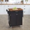 Copper Grove Hilo Black Finish Wood Cuisine Cart - Kitchen Cart - Black - Wood -Gourmet Interiors a49f2f8e 65fc 4685 a8ab 4cce2a59e053