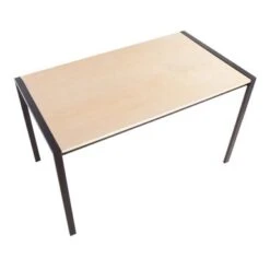 Carbon Loft Yadriel Industrial Black Metal Dining Table - Black Wood & Black Metal -Gourmet Interiors a5e87968 aab3 47ad 8bd8 486e4bdbcf78