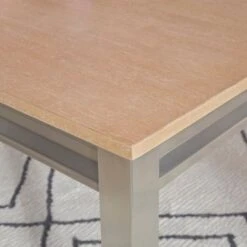 Sheffield Table, Dining By Home Styles - Whitewash, Wood Top, Stainless Frame -Gourmet Interiors a65db5b1 45f4 4b44 91f5 d6f27eab9eca