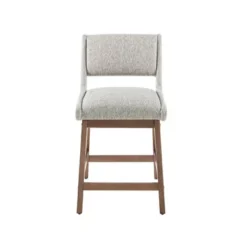 Brooklyn Light Grey Upholstered Counter Stool -Gourmet Interiors a68484be f097 4878 ae54 c20432096dcc