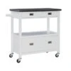 Schley Kitchen Cart White 2 Schley Kitchen Cart White -Gourmet Interiors a769a743 0723 400a 8ae4 d196c455fad2