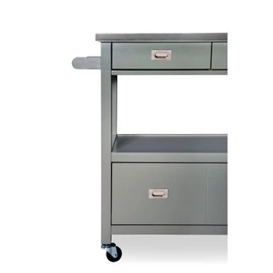 Schley Kitchen Cart Grey 7 Schley Kitchen Cart Grey - Image 5