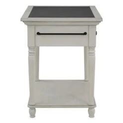 Nottingham Kitchen Island - Stationary - Antique White -Gourmet Interiors a8d19607 09d2 436d 82a4 41376b706efb