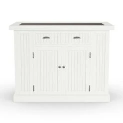 Nantucket Off-white Kitchen Island With Granite Top By Homestyles - Stationary - Granite -Gourmet Interiors aaf6c1db 43ff 4316 965f 97913e868619