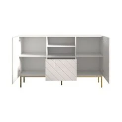 Abeto 59" Sideboard - White -Gourmet Interiors ab3e486b bc9a 446e 9a6f 01e7b4f2f2b6