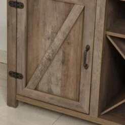 HomCom Wooden Farmhouse Sideboard Storage Buffet Cabinet - White -Gourmet Interiors ac040146 605a 42f0 b73b 5f0854fac414