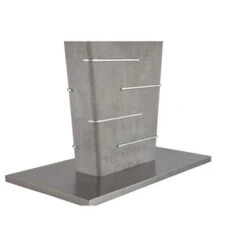 Somette Janice Faux Concrete Extendable Dining Table - Beige -Gourmet Interiors ac512256 6a5e 4a4d 8f95 94a7e28d7653