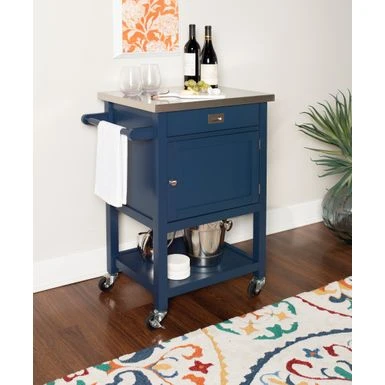 Schley Apartment Cart Navy 17 Schley Apartment Cart Navy - Image 15