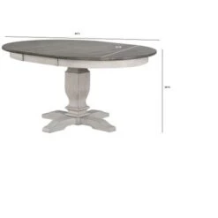 The Gray Barn Avalon 5-piece Contemporary Dining Set In Stormy White And Ash - Round - 6 -Gourmet Interiors ace509dc c101 45e7 8a12 278b8581ccbb