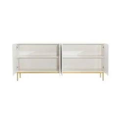 Nicole 75" Sideboard - White -Gourmet Interiors ad3de849 6e24 433e 83d7 fb100ea0f33d