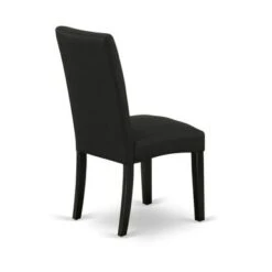 Dining Room Set - A Rectangular Table And Upholstered Dining Chairs - Cement And Black Finish (Pieces Options) - X696DR124-5 -Gourmet Interiors af0372ed f73b 422a 981f 8d3e265eae88