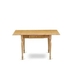 Dining Set - Dinette Table And Wooden Kitchen Chairs With Faux Leather Seat (Number Of Chairs Option) - MZAN3-OAK-LC -Gourmet Interiors b07906fd ae5c 42a9 aef2 32a2bb7672bc