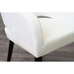 Abbyson Mansell Linen Upholstered Dining Chair - Single - Dark Blue -Gourmet Interiors b08479e1 fc8a 4b63 a8e5 e297f5aaa371