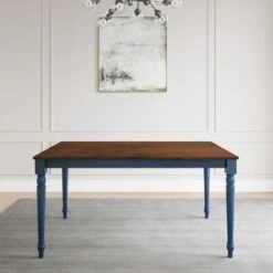 Ellsworth - Lafayette Medium Wood Dining Table - Blue -Gourmet Interiors b0b98af7 fb84 4940 b12d ab24693e3240