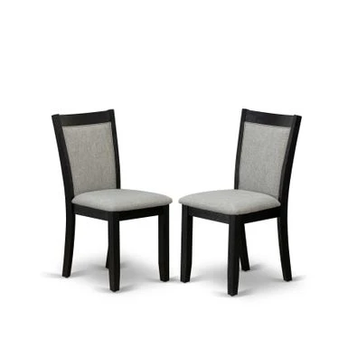 East West Furniture Mid Century Dining Set - Wooden Table With Trestle Base And Upholstered Dining Chairs (Piece Option) - V697MZ606-5 9 East West Furniture Mid Century Dining Set - Wooden Table With Trestle Base And Upholstered Dining Chairs (Piece Option) - V697MZ606-5 - Image 7