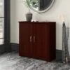 Cabot Small Entryway Cabinet With Doors By Bush Furniture - Harvest Cherry -Gourmet Interiors b2d776ad 141f 4c93 ba75 7c82141bd3b3