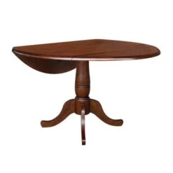 42" Round Top Dining Table And Two Chairs - Espresso - Espresso -Gourmet Interiors b337054b 0287 48d2 8e83 2c9ea0fdab2f