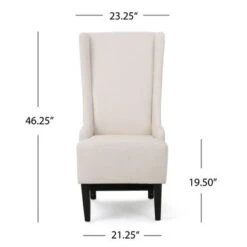 Callie High-back Fabric Dining Chair By Christopher Knight Home - 23.25" L X 28.75" W X 46.25" H - Teal -Gourmet Interiors b3b6e184 1174 40ae 9f6d 247241680b21