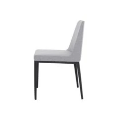 Avenue Mid-century Modern Upholstered Side Chair - Contract Grade - Dark Grey -Gourmet Interiors b3e53bfb 6e26 4fc2 b2fe 663db0b87a45