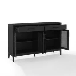 Milo Sideboard - 15.75"x56"x36" - 15.75"x56"x36" - Black -Gourmet Interiors b5b63f90 9b7f 48fe b125 aba341cea38b