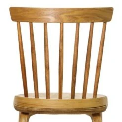 Black Solid Wood Slat Back Windsor Dining Chairs, Set Of 2/4 - 34.06" H X 16.54"W X 16.93"D - Set Of 2 - Blue -Gourmet Interiors b61dd202 c828 41d8 9a19 f87e7d426f49