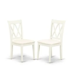 Wooden Dining Table Set - Butterfly Leaf Rectangular Dinette Table And Kitchen Chairs (Pieces, Color & Seat Type Options) - NOCL3-LWH-W -Gourmet Interiors b6c2c0c9 9261 402a a685 5ededa424056