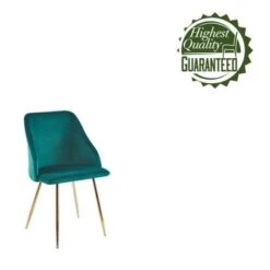 Porthos Home Pema Dining Chairs Set Of 2, Velvet, Gold Chrome Legs - Grey -Gourmet Interiors b7b0d459 694b 40c9 abfe b4160419578d