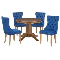 Simple Living Delaney 5-piece Dining Set - Grey -Gourmet Interiors b7ecab64 cabb 42e5 b1ea 7c7af15f2b43