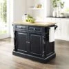 Oxford Kitchen Island W/X-Back Stools - With Seating - Black - Granite -Gourmet Interiors b912d069 fd03 4e66 81af 7968ff3509ab