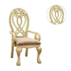 Set Of 2 Dining Arm Chairs - Cherry -Gourmet Interiors b9981558 09a9 479a b8f0 0047d5ee504b