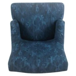 HomePop Meredith Dining Chair - Patterned Indigo - Dark Blue -Gourmet Interiors b9ac06ce c499 4881 8b92 6f63292e7fd3