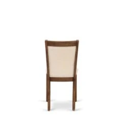 East West Furniture Dinette Set, A Dinner Table And Padded Chairs With Linen Fabric Seat (Pieces Option) - V796MZN32-5 -Gourmet Interiors b9bd834b 38aa 4af8 9643 ff37b465ec2f