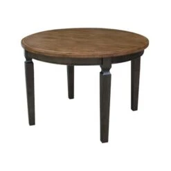 44 X 44 In. Round Top Dining Table - N/A - Hickory/Shell -Gourmet Interiors b9e2f284 531a 4bc5 8cc8 690583f0cf16
