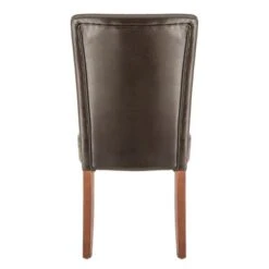 Parson Faux Leather Dining Chairs (Set Of 2) By INSPIRE Q Bold - Red -Gourmet Interiors bb41d1c3 df57 4fcb 9630 156d3de42dbd