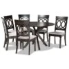 Baxton Studio Jessie Modern And Contemporary 7-Piece Dining Set - Espresso -Gourmet Interiors bb6e8b13 9ce4 442c 9539 2f95195bd676