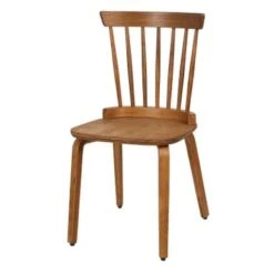 Black Solid Wood Slat Back Windsor Dining Chairs, Set Of 2/4 - 34.06" H X 16.54"W X 16.93"D - Set Of 2 - Blue -Gourmet Interiors bb898add 3903 41bc 9b06 8a8bc65bde3b