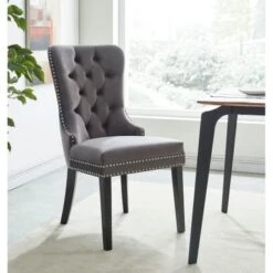 Copper Grove Kattaqo Armless Side Chairs (Set Of 2) - Grey -Gourmet Interiors bef065c9 7629 49a7 8cbc a0922f846bef