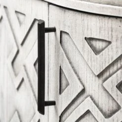 Moseley Light Gray Fir Veneer W/ 4 Doors Accent Cabinet - Off-White -Gourmet Interiors bfa93585 66cb 4260 b6fe e890875f1b65