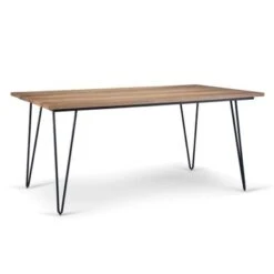 WYNDENHALL Moreno Industrial Mango Wood Dining Table - 42 Inches Wide -Gourmet Interiors bfaa4550 2185 4766 a01a 9ae141cf1345