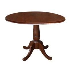 42" Round Top Dining Table And Two Chairs - Espresso - Espresso -Gourmet Interiors c00bec9d 892f 4c73 a0f3 11a93fe28f68