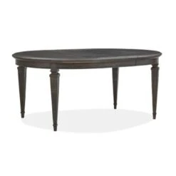 Calistoga Wood Round Dining Table - Charcoal -Gourmet Interiors c0bd0ffc 4a8e 49c7 b26e 6017d5033837