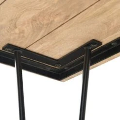 WYNDENHALL Moreno Industrial Mango Wood Dining Table - 42 Inches Wide -Gourmet Interiors c0c493ce 84f7 4153 b9de 697e826dda0c